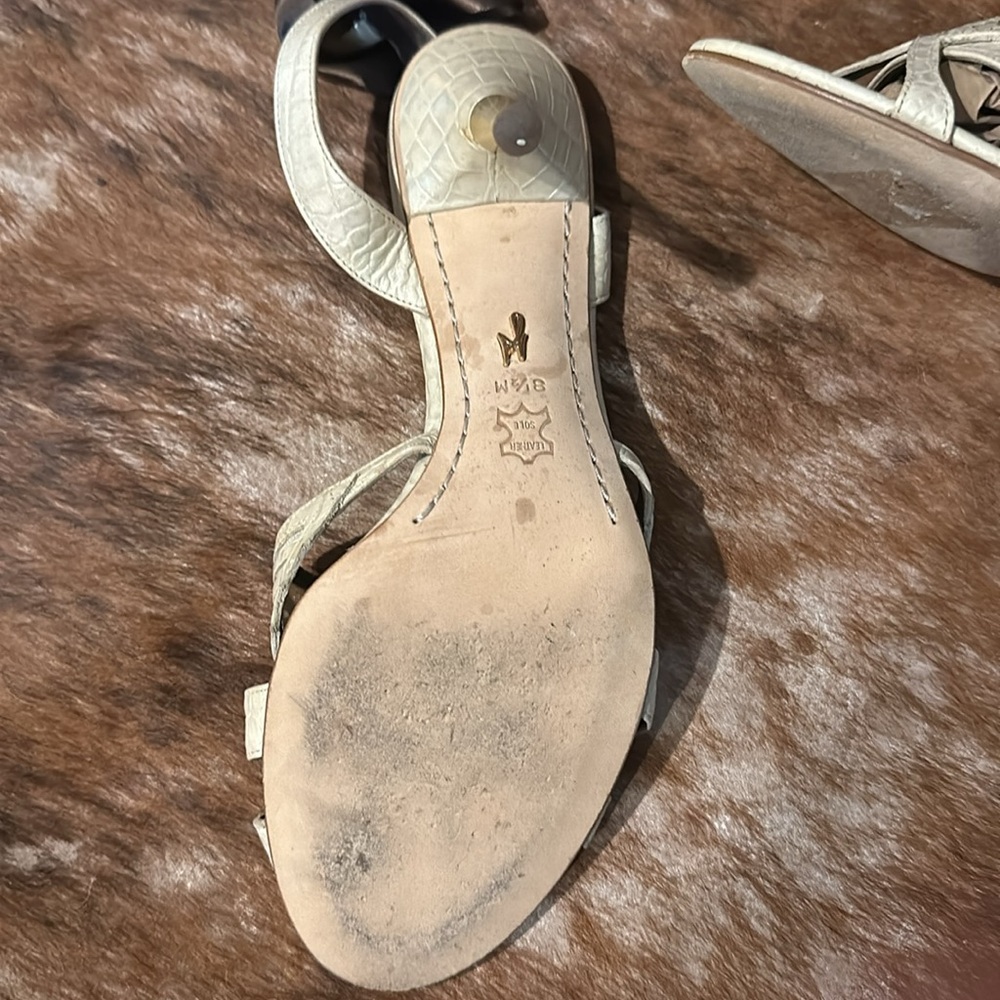 J Vincent Butterfly Lace-Up Sandal Sz. 8.5 - Picture 5 of 6